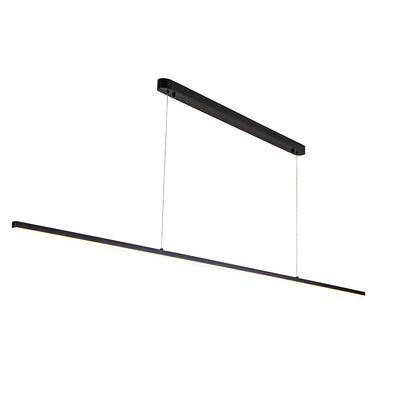 Beam Linear LED Pendant Light 1500mm, 2000mm, 2400mm in Black, Gold or White — Black / 2400mm
