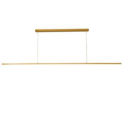 Beam Linear LED Pendant Light 1500mm, 2000mm, 2400mm in Black, Gold or White — Gold / 2400mm