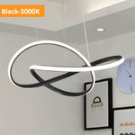 Suko LED Pendant Light 50w 3000k/5000k in Black or White — 3000K