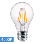6w LED E27 A60 Globe Warm — 4500K
