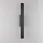 Edgar Outdoor LED Wall Light Small CCT 12w in Black, White — Black
