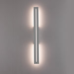 Edgar Outdoor LED Wall Light Small CCT 12w in Black, White — White