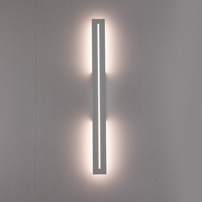 Edgar Outdoor LED Wall Light Small CCT 12w in Black, White — White