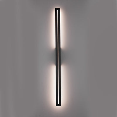Edgar Outdoor LED Wall Light Medium CCT 26w in Black, White — Black
