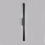 Edgar Outdoor LED Wall Light Medium CCT 26w in Black, White — Black