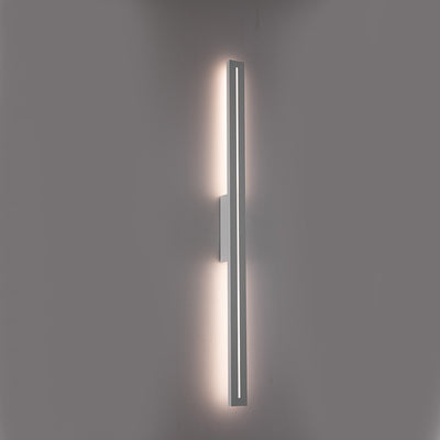 Edgar Outdoor LED Wall Light Medium CCT 26w in Black, White — White