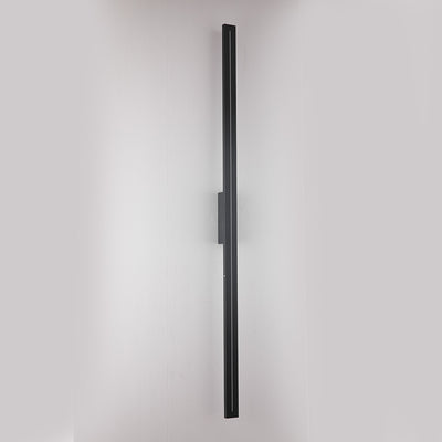 Edgar Outdoor LED Wall Light Large CCT 34w in Black, White — Black