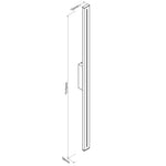 Edgar Outdoor LED Wall Light Large CCT 34w in Black, White — Black