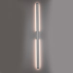 Edgar Outdoor LED Wall Light Large CCT 34w in Black, White — White