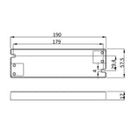 VDI60W 60w 24v IP20 LED Driver — White