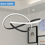 Suko LED Pendant Light 50w 3000k/5000k in Black or White — 5000K