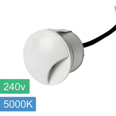 Kroll 2 Outdoor LED Wall Light in Black or White — 240v-WH-5K