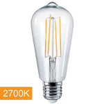 4w LED E27 ST64 Pear Globe — 2700K