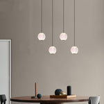 Langdon Bar LED Pendant Light 4Lt 24w Gold, Black — Black 3000K