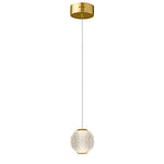 Langdon LED Pendant Light 6w Gold, Black — Gold 3000K