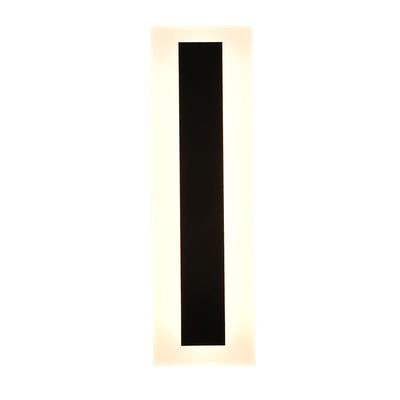 Equator-30 Bar Outdoor LED Wall Light 10w Black — 6000K