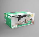 32' Kiwi DC Ceiling Fan White, Black With Light 5507062, 5507063 Vencha Lighting — Black
