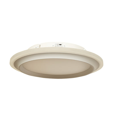Duke LED Oyster Light CCT 32w White, Black — White