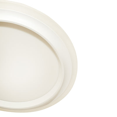 Duke LED Oyster Light CCT 32w White, Black — White