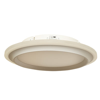 Duke LED Oyster Light CCT 50w White, Black — White