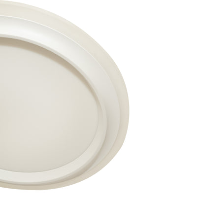 Duke LED Oyster Light CCT 50w White, Black — White