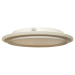 Duke LED Oyster Light CCT 60w White, Black — White