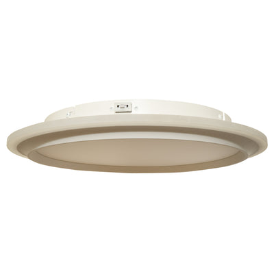 Duke LED Oyster Light CCT 60w White, Black — White