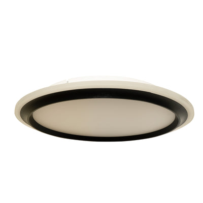 Duke LED Oyster Light CCT 60w White, Black — Black