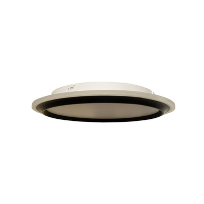 Duke LED Oyster Light CCT 60w White, Black — Black