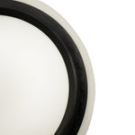 Duke LED Oyster Light CCT 60w White, Black — Black