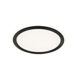 Duke LED Oyster Light CCT 60w White, Black — Black