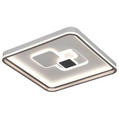 Queen Square LED Close To Ceiling Light CCT 60w White — White