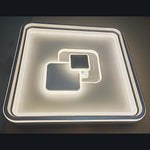 Queen Square LED Close To Ceiling Light CCT 60w White — White