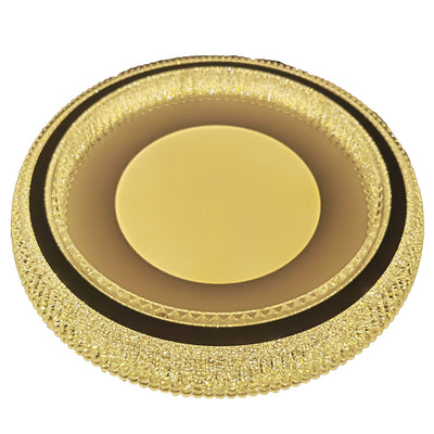 Trilliant Crystal LED Close To Ceiling Light CCT 28w White — White