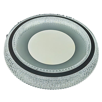 Trilliant Crystal LED Close To Ceiling Light CCT 48w White — White
