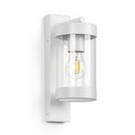 Frenchy Outdoor Wall Light in Black, White — White