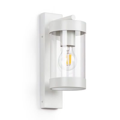 Frenchy Outdoor Wall Light in Black, White — White