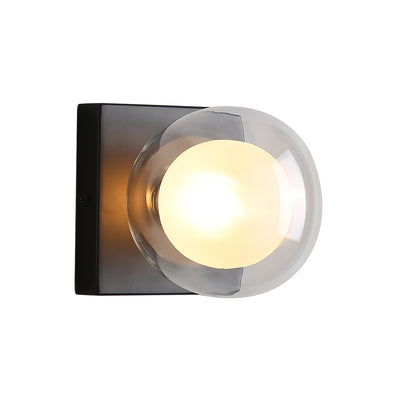 Hilton Hollywood Indoor Wall Light in Black or Gold — Black