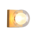 Hilton Hollywood Indoor Wall Light in Black or Gold — Gold