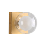 Hilton Hollywood Indoor Wall Light in Black or Gold — Gold