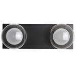 Hilton Hollywood Indoor Wall Light 2Lt in Black or Gold — Black