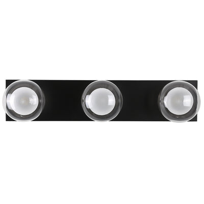 Hilton Hollywood Indoor Wall Light 3Lt in Black or Gold — Black
