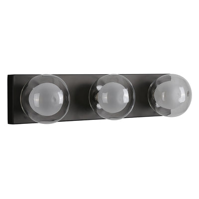 Hilton Hollywood Indoor Wall Light 3Lt in Black or Gold — Black