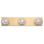 Hilton Hollywood Indoor Wall Light 3Lt in Black or Gold — Gold