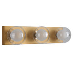 Hilton Hollywood Indoor Wall Light 3Lt in Black or Gold — Gold