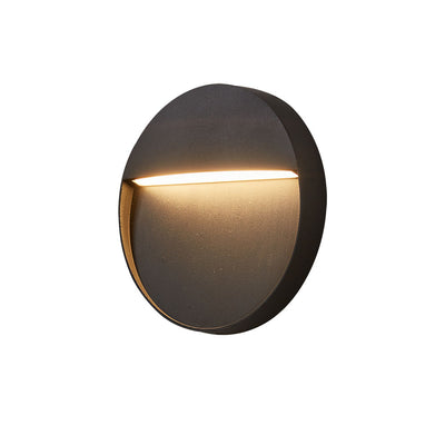 Architectural Round LED Step Light CCT 4w in Black or White 11cm Diameter — Black