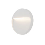 Architectural Round LED Step Light CCT 4w in Black or White 11cm Diameter — White