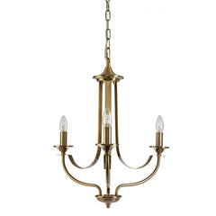 Fiorentino Chandeliers Hoodshire Chandelier 3Lt Lights-For-You HOODSHIRE-3L Bronze