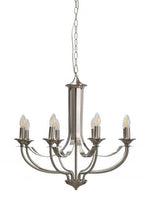 Fiorentino Chandeliers Hoodshire Chandelier 8Lt Lights-For-You HOODSHIRE-8L S/Chrome