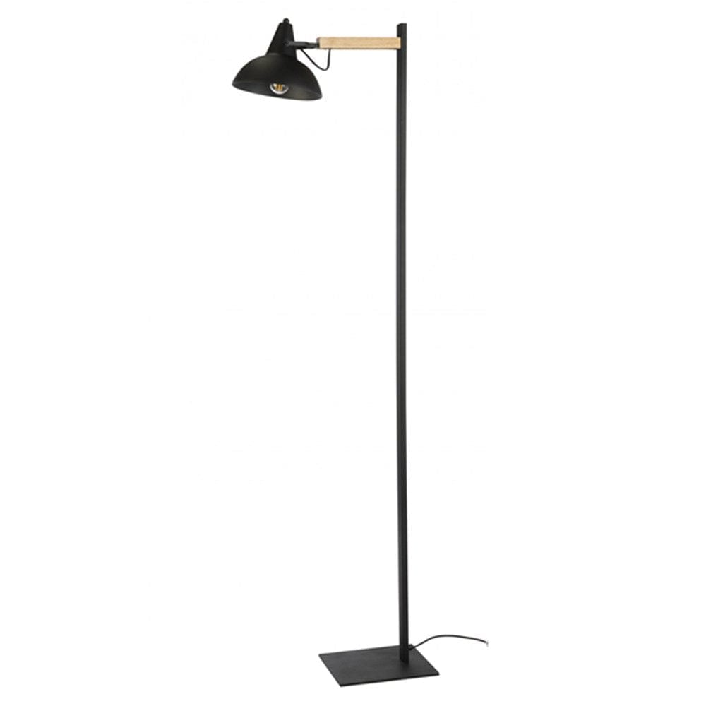 Fiorentino Flood Lights Coin Floor Lamp 1Lt Lights-For-You COIN-F/L Black